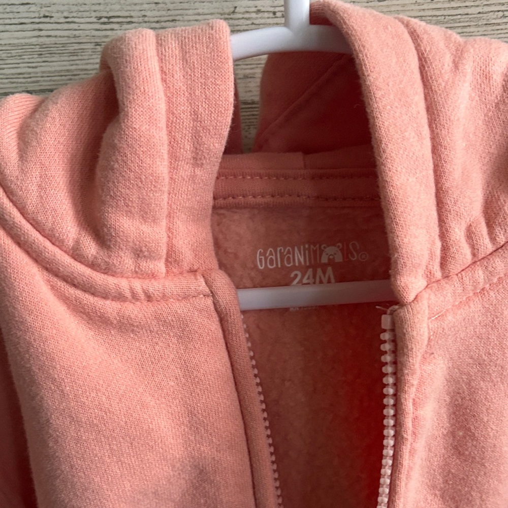 ❤️ PICK 4/$20 Garanimals Soft Pink Kids Hoodie - Picture 2 of 3